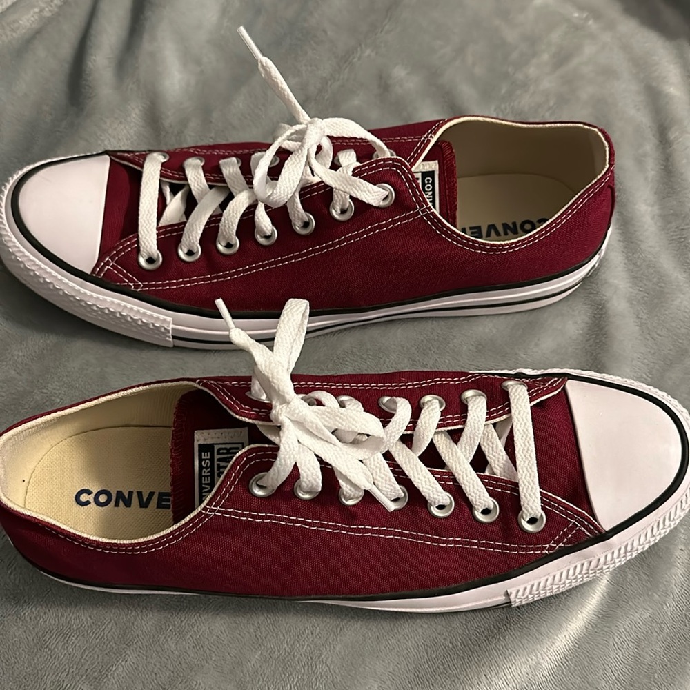 Maroon Converse